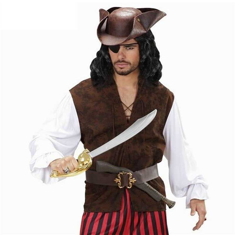 pirati del Capitano caraibico Jack Sparrow Triangle Hat