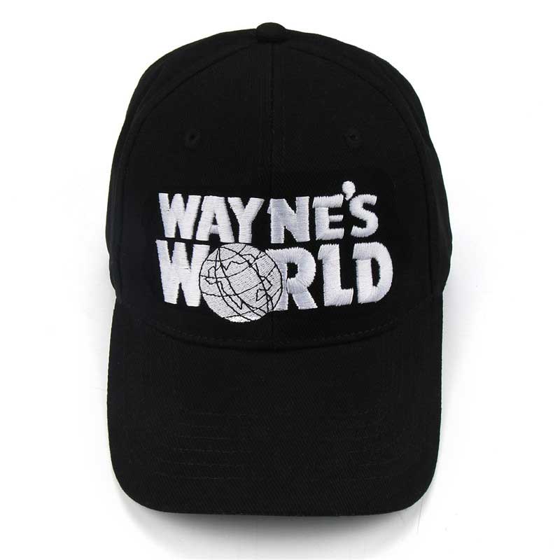 wayne world berb berretto da baseball cappello berretto da baseball costume stile cosplay ricamato camionista cappello unisex maglia Cap misura adattabile